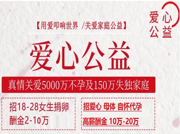 静乐捐卵助孕生子 爱心志愿者招募